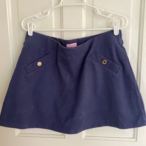 Lilly Pulitzer Madison Skort Navy Blue